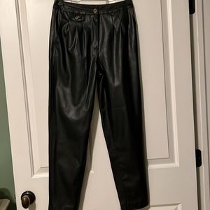 Blank NYC faux leather cop pant